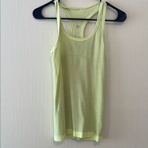 **Bundle of‎ 2 lululemon athletica Vibrant Red and yellow Racerback Tank
